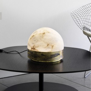 Natural Marble <b>Table</b> Lamp Led Light E27 Switch Control For Living Room Bedroom Hotel Guesthouse - Product Image 3