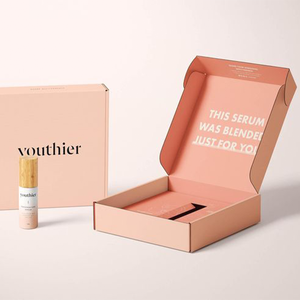 Échantillon gratuit, boîtes d'expédition en papier kraft recyclé biodégradable, petites, personnalisées, mignonnes, imperméables, fermeture magnétique, doublure en éponge - Product Image 4