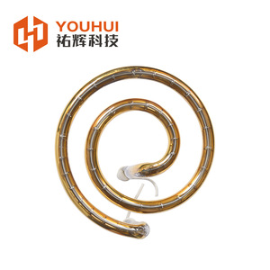 ฮีตเตอร์ทังสเตนยูฮุย ขนาด 8-14 มม. ชุบทอง สำหรับเตาอุตสาหกรรม - Product Image 1