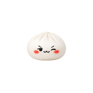 Jouet anti-stress mignon en forme de chignon simulé en PU – Portable, à rebond lent, amusant, à presser, motif dessin animé - Product Image 5
