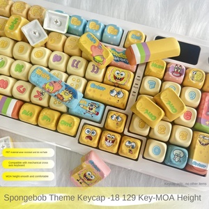 Nuovi Keycap Personalizzati <span class=keywords><strong>SpongeBob</strong></span>, Tasti Cartoon ad Alto Valore Cromatico, Carini e Divertenti - Product Image 4