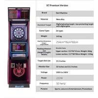 Machine de fléchettes automatique personnalisable, version autonome en réseau, pour centre commercial, salle de jeux, parc d'attractions