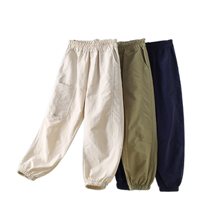 Nouveau 2025 : <span class=keywords><strong>Pantalon</strong></span> Fin Décontracté d'Été pour Garçons, Séchage Rapide, en Soie Glacée Anti-Moustique, Cargo de Sport pour le Printemps - Product Image 1
