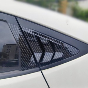 Cubierta Decorativa Lateral para Ventana Trasera de Coche, para Avante Sedan 2011-2015, ABS, Impresión de Fibra de Carbono, Adhesivo para Ventilación - Product Image 3