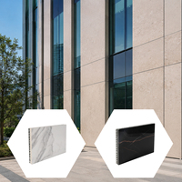 Panel Decorativo de Panal de Abeja de Mármol Personalizado |   Sistema de Piedra Ligera |   Arquitectura Premium