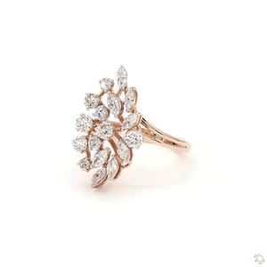Premium <b>Diamond</b> Gold <b>Ring</b> for Women Elegant Fashion Fine Jewelry Wedding Engagement Everyday Wear - Product Image 5