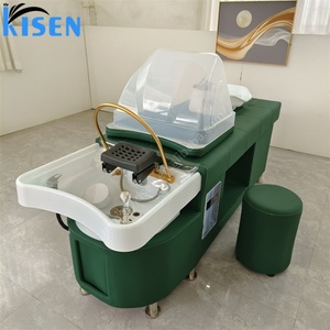 KISEN Sillón de Masaje Japonés para Lavado de Cabello con Vapor y Terapia de Agua, Cama de Masaje para Spa Capilar - Product Image 5