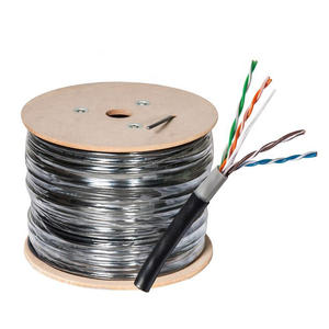 <span class=keywords><strong>Cable</strong></span> LAN Cat6A de Cobre Desnudo FR/PVC UTP 23AWG 0.57mm 305m Cumple con IEC60332-1 para Uso en Interiores/Exteriores - Product Image 1