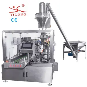 Automatic Powder Packing MachineStand-up Pouch Paper Sealing Wrapping Plastic Labeling Multi-function Packaging Machine