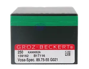 Agujas de tejer 100%, calidad de fábrica de Alemania, precio de fábrica, groz-beckert Vosa-Spec.89.75-55 G021