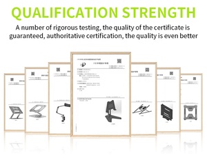 Boneruy P43F كبيرة 2 المشجعين الألومنيوم سبائك ارتفاع زاوية قابل للتعديل الناهض محمول حامل تبريد - Product Image 6