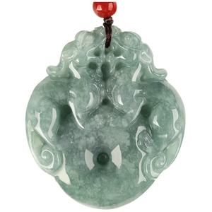 Pendentif en jade naturel en forme de donut Pi Xiu, style chinois, bestioles mythiques, cadeau avec certificat d'évaluation PX37 - Product Image 5