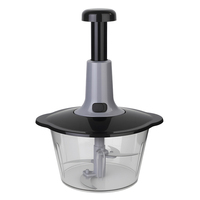 Multifunctionele Huishoudelijke Kookmachine Gepatenteerd Handmatige Pers Type Groentesnijder Pp Plastic Keukenmachine