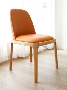 High-quality velvet <strong>furniture</strong> wooden leg chairs for Nordic modern casual restaurants, hotels, living rooms and apartments - Product Image 5