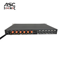 Amplificateur de puissance SD2506 ASCSONIC 6 canaux 1000W 1U léger en métal 4 ohms avec garantie de 2 ans AC 85-265V pour petit haut-parleur
