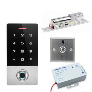 Система Биометрического Контроля Доступа по отпечатку пальца TF1 с картой RFID 125 кГц, сенсорная клавиатура, водонепроницаемый комплект управления доступом к двери - Product Image 4