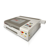 Machine de gravure et de découpe laser CO2 portable M3 4040 400x400mm 50W/60W avec refroidissement par eau pour acrylique, bois, papier, MDF - DXF/LAS