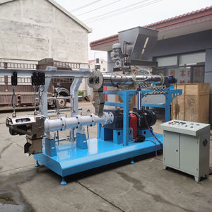 Machine de fabrication de granulés d'aliments pour poissons aquatiques durables de haute qualité extrudeuse de granulés machine à double vis production de machines à aliments pour chiens - Product Image 1