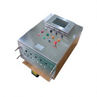 Armoire de commutation en acier inoxydable SS316L, boîte de distribution électrique IP56, AC220V 20A pour systèmes de distribution d'énergie industrielle