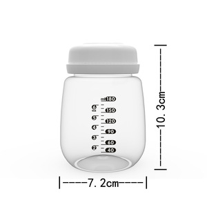 Wide Mouth Baby Milk Storage Bottle 180ml PP Bpa Free For Breast Milk Preservation 0-12 Months - Product Image 1