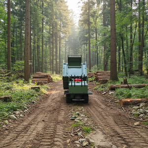 1.5Ton Ingénierie Construction Site Dumpers Mini Rock Crawler Camion à benne basculante Véhicule diesel Transporteur sur chenilles en caoutchouc - Product Image 4