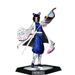 Figuras de anime de Kochou <span class=keywords><strong>Shinobu</strong></span>, nuevo estilo, 31cm, nueve pilares, columna de gusano de postura de pie, demonio asesino, 2023 - Product Image 1