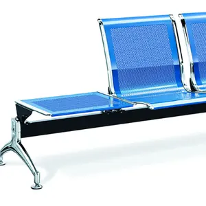 Fabrika hastane bekleme koltuğu/paslanmaz çelik havaalanı bağlantı sandalyeler/kamu ışın oturma