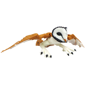 Figura Posable de Búho Granizo Impresa en 3D de Plástico con Alas y Cabeza Totalmente Flexibles, Juguete Sensorial Antiestrés <span class=keywords><strong>para</strong></span> Escritorio, Escala 1/12 - Product Image 1