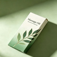 Boîte d'emballage d'huile de massage personnalisée de luxe, boîte en papier de qualité supérieure pour flacons d'huile de massage de 50 ml/100 ml