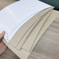 Papier cartonné duplex 250 g/m², 300 g/m², 400 g/m², 450 g/m², blanc avec dos gris, prix d'usine