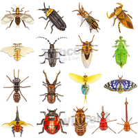 Kit de Modelo de Mariposa 3D de Acrílico Wincent, Rompecabezas Mecánico Translúcido Iridiscente, Manualidad, Decoración del Hogar, Regalo para Niños y Adultos