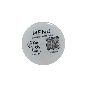 75/80/90mm Vòng Cmyk in ấn kiểm soát truy cập touchless <span class=keywords><strong>Google</strong></span> xem xét không dùng tiền mặt thanh toán nhựa NFC Bảng menu thẻ - Product Image 3