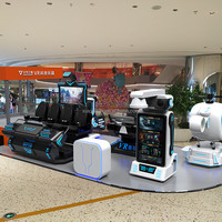 Entretenimiento Business VR Equipment 9d VR Simulador de cine virtual Diseño de parque temático