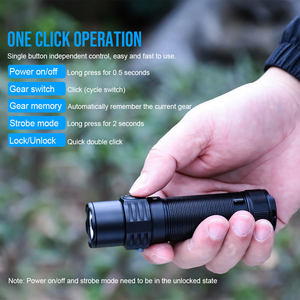 Lampe torche LED rechargeable WOSEN Mini EDC 2250LM avec base magnétique USB-C, lampe de travail portable pour le camping - Product Image 3