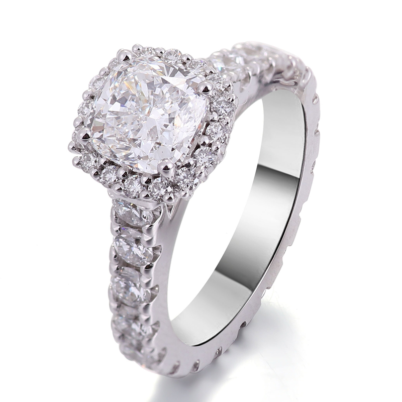 แหวนหลักทองคำขาว 10K