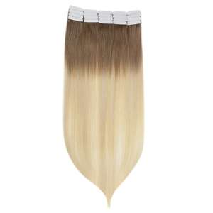 Extensions de cheveux indiennes 100% Remy de qualité supérieure 12A avec ruban adhésif résistant et double trame machine - Product Image 5