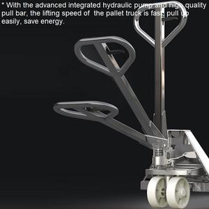 Nuevo Diseño de Transpaleta Manual Hidráulica de Acero Inoxidable para Manejo de Palés, 2000 kg, 2500 kg, Precio de Transpaleta - Product Image 3