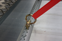 Système de rail de fixation pour remorque, accessoires de système de rail aérien L, sangle d'arrimage à cliquet rétractable en nylon de 1 pouce