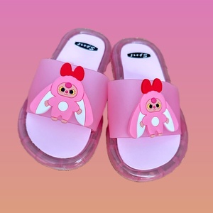 Femmes été extérieur Cool dessin animé LED clignotant sandales transfrontalier brillant un mot pour pantoufles mode tendance en gros - Product Image 2