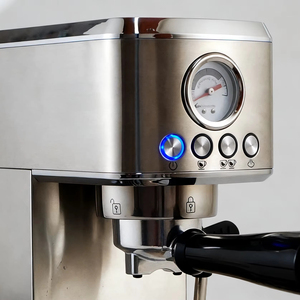 SCM-218A Máquina de <span class=keywords><strong>Café</strong></span> <span class=keywords><strong>Espresso</strong></span> Profesional Comercial de 15 Bares, Acero Inoxidable, Semiautomática para Cafetería/Bistro - Product Image 1