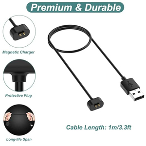 <span class=keywords><strong>Chargeur</strong></span> magnétique USB <span class=keywords><strong>Amazfit</strong></span> Band 7 pour montre connectée, remplacement, 3,3 pieds - Product Image 6