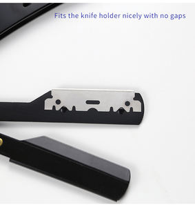 Personalisierbare Single-Edge Rasierklingen aus Edelstahl mit Logo, sichere halbe Klingen für Nutzer von Rasiermessern - Product Image 5