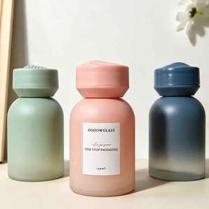 120ml Gradient Colored Glass Empty <strong>Car</strong> Perfume Bottle Essential Oil <strong>Refillable</strong> <strong>Car</strong> Aromatherapy Container - Product Image 4