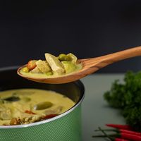 Cuillère en bois naturel pour la cuisine, lavage à la main uniquement, écologique, durable, vaisselle de table