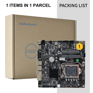 เมนบอร์ดขนาดเล็ก ITX แบบบาง H110ใหม่รองรับ <span class=keywords><strong>Intel</strong></span> Core 6th-9th เจนเนอเรชัน LGA1151 2X DDR3แรม SATA3.0 M.2มาเธอร์บอร์ด H110 ITX - Product Image 5