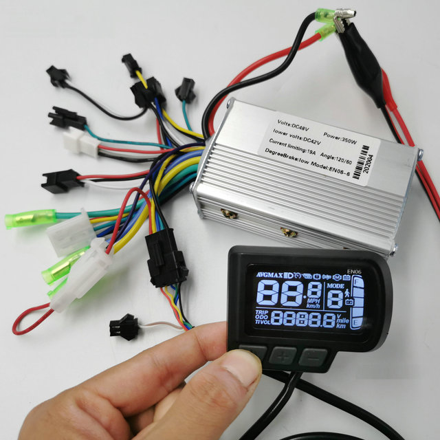 Electric Bicycle MTB Scooter LCD DISPLAY Instrument EN06+USB+Controller 6 MOSFET 24V36V48V250W350W SKATEBOARD Part Accessory