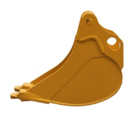 Plaques de fabrication de quincaillerie à bas prix, mini-seau de boue, pour le chargeur, pièces de rechange pour pelles, roues de construction, 2 pièces