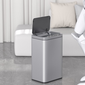 Elpheco 13L/20L thép không gỉ thông minh Thùng rác có thể với nắp chống thấm nước cho nhà ngoài trời lưu trữ phòng tắm rác <span class=keywords><strong>bin</strong></span> - Product Image 5