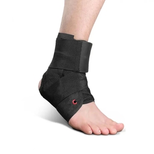 Mắt cá chân hỗ trợ Brace đen cao cấp Neoprene mắt cá chân hỗ trợ thể thao an toàn tập thể dục - Product Image 6
