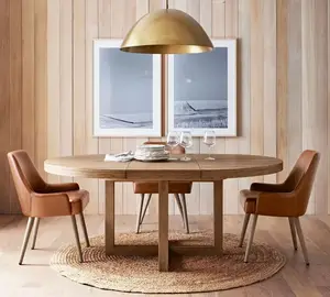 Set di tavoli da pranzo moderni in legno massello di legno nordico di migliore qualità